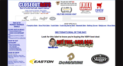 Desktop Screenshot of fastpitch.closeoutbats.com